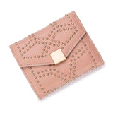 Porte carte pour femme en cuir de luxe rose.