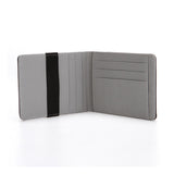 Porte carte pour homme en cuir gris.