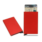 Porte-cartes intelligent extra slim rouge