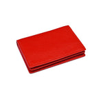 Porte-cartes bancaire rouge
