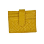 Porte-cartes femme jaune