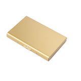Porte-cartes rigide or avec technologie RFID