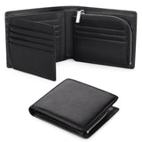 Portefeuille porte-cartes homme cuir noir